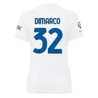 Inter Milan Federico Dimarco #32 Replika Bortatröja Dam 2023-24 Kortärmad